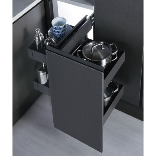 Complete Out Corner Unit with Metal Basket